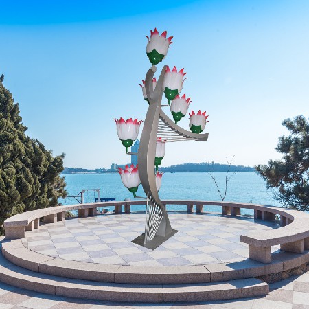 LED景觀燈戶外小區(qū)裝飾燈公園廣場(chǎng)特色藝術(shù)荷花景觀路燈廠家批發(fā)